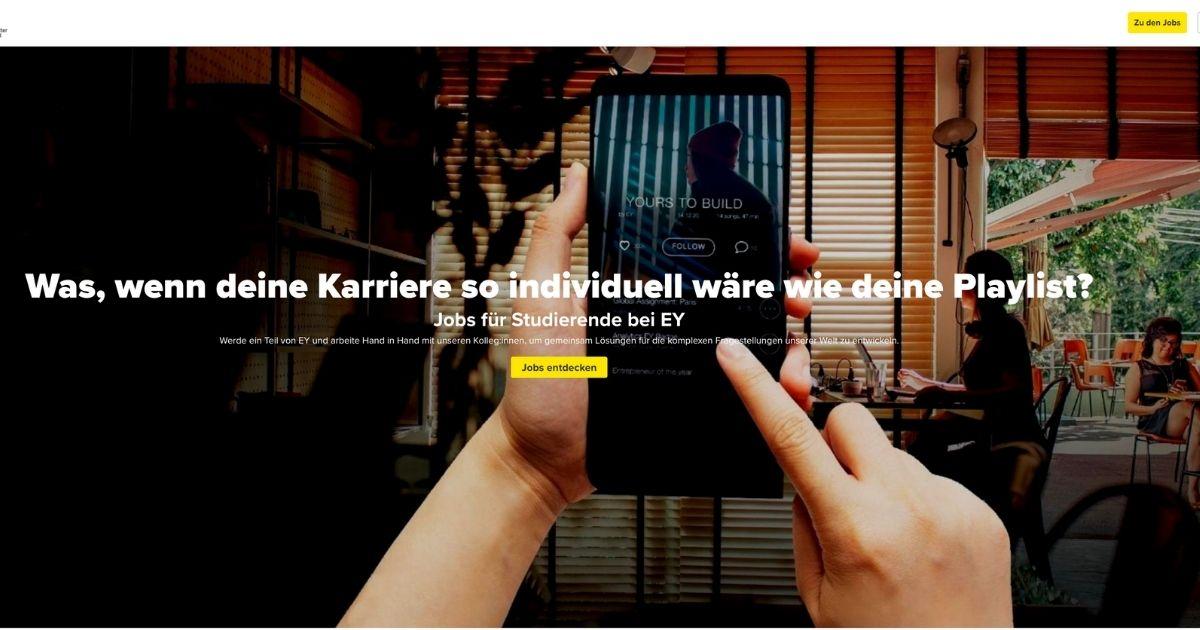 Jetzt Karriere machen als Student:in bei EY › Ernst & Young GmbH